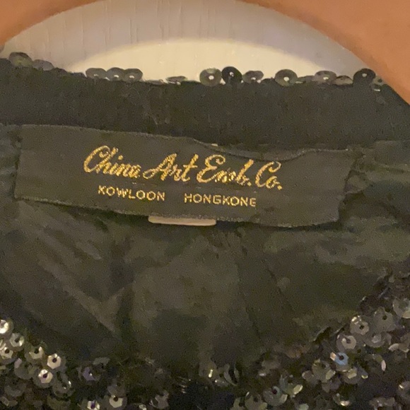 Vintage Beaded Sweater Hong Kong - Picture 2 of 8